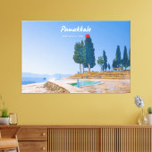 Pamukkale, Turkije - Thermische baden Canvas Afdruk (Insitu (Woonkamer))