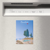 Pamukkale, Turkije - Thermische baden plat Magneet (Insitu (Vaatwasser))