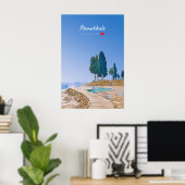 Pamukkale, Turkije - Thermische baden Poster (Thuiskantoor)