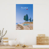Pamukkale, Turkije - Thermische baden Poster (Keuken)
