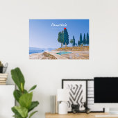 Pamukkale, Turkije - Thermische baden Poster (Thuiskantoor)