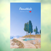 Pamukkale, Turkije - Thermische baden Raamsticker (Vel 3)