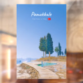 Pamukkale, Turkije - Thermische baden Raamsticker (Vel 2)