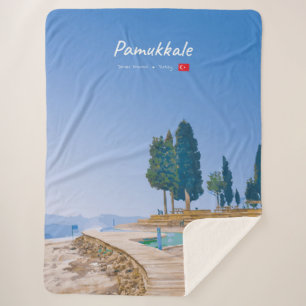 Pamukkale, Turkije - Thermische baden Sherpa Deken