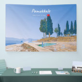 Pamukkale, Turkije - Thermische baden Spandoek (Beurs)