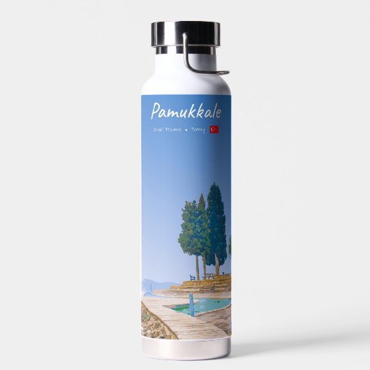 Pamukkale, Turkije - Thermische baden Waterfles (Links)