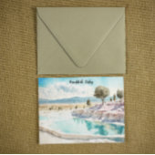 Pamukkale Turkije Travel Landscape Briefkaart