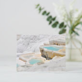 pamukkale turkse toeristenreis briefkaart (Staand voorkant)