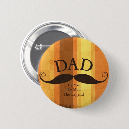 PaMustache Button (Voorkant /achterkant)