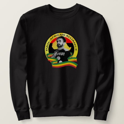 PAN-AFRICAN-ALLIANCE Africa Jah Rastafari Sweater (Design voorkant)
