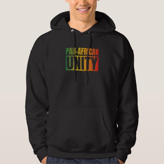 Pan African Black History Month African Pride Pan  Hoodie (Voorkant)