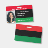 Pan African doet het zelf Homeschool Badge (Voor- en achterkant)