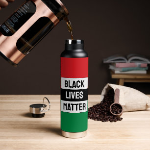 Pan African Flag, Black Lives Matter, Unia Symbol Waterfles
