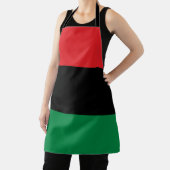 Pan African Flag, Happy Kwanzaa All-Over Schort (Insitu)