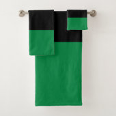 Pan African Flag, Happy Kwanzaa Bad Handdoek (Insitu)