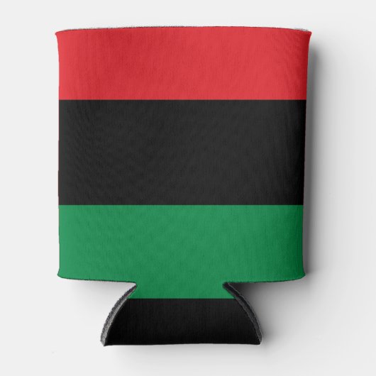 Pan African Flag, Happy Kwanzaa Blikjeskoeler (Voorkant)