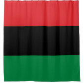 Pan African Flag, Happy Kwanzaa Douchegordijn (Voorkant)
