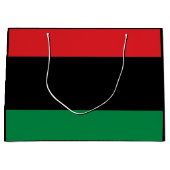 Pan African Flag, Happy Kwanzaa Groot Cadeauzakje (Voorkant)
