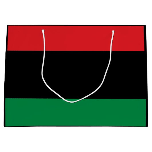 Pan African Flag, Happy Kwanzaa Groot Cadeauzakje (Voorkant)