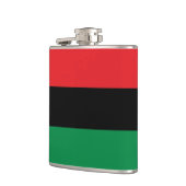 Pan African Flag, Happy Kwanzaa Heupfles (Links)