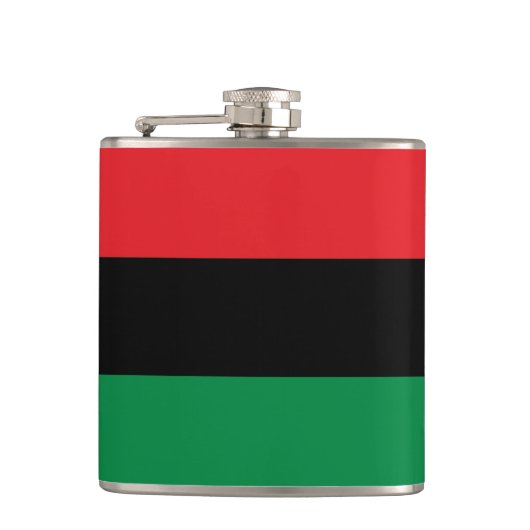 Pan African Flag, Happy Kwanzaa Heupfles (Voorkant)