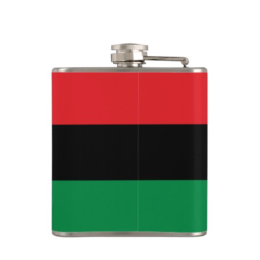 Pan African Flag, Happy Kwanzaa Heupfles (Achterkant)