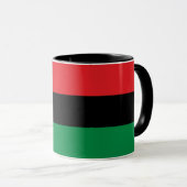 Pan African Flag, Happy Kwanzaa Mok (Voorkant rechts)