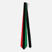 Pan African Flag, Happy Kwanzaa Stropdas (Voorkant)