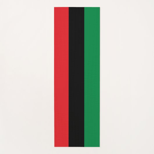 Pan African Flag, Happy Kwanzaa Yogamat (Voorkant)