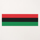 Pan African Flag, Happy Kwanzaa Yogamat (Voorkant (horizontaal))