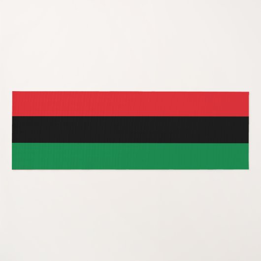Pan African Flag, Happy Kwanzaa Yogamat (Voorkant (horizontaal))