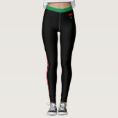 Pan African Flag mode & Unia Symbol Leggings (Voorkant)