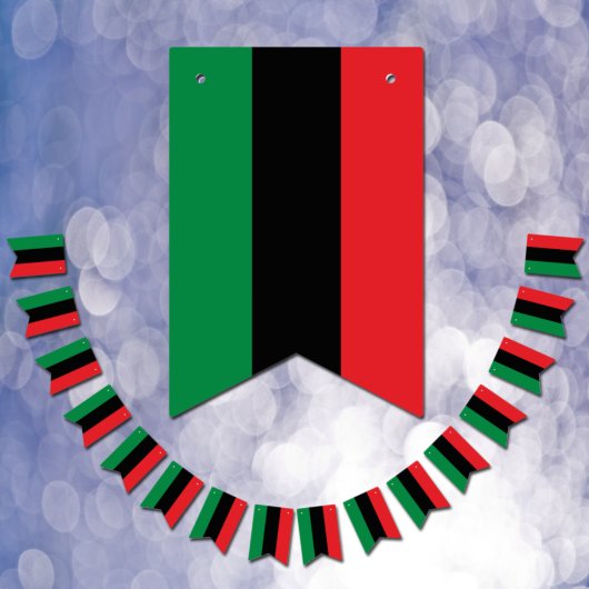 Pan African Flag party, Unia flag symbol Banners
