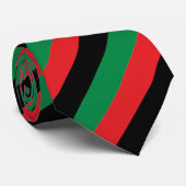 Pan-African flag Stropdas (Opgerold)