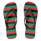 Pan African Flag Teenslippers (Voetbed)