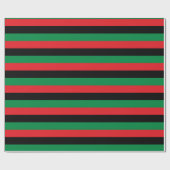 Pan African Flag & Unia Flag Symbol / Kwanzaa Cadeaupapier (Vlak)