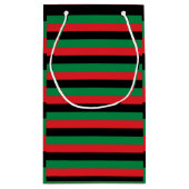Pan African Flag & Unia Flag Symbol / Kwanzaa Klein Cadeauzakje (Achterkant)