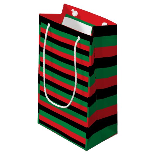 Pan African Flag & Unia Flag Symbol / Kwanzaa Klein Cadeauzakje (Voorkant Gekanteld)