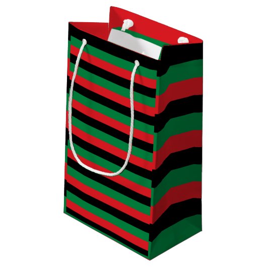 Pan African Flag & Unia Flag Symbol / Kwanzaa Klein Cadeauzakje (Achterkant Gekanteld)