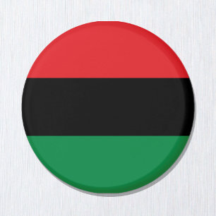 Pan African Flag & Unia Flag Symbool / sport fan Magneet