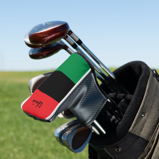 Pan African Flag & UNIA golfing / Sport Golfheadcover (Insitu)