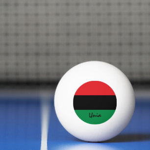 Pan African Flag & UNIA Sport Pingpongbal