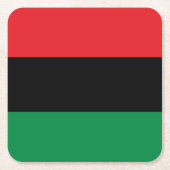 Pan African Flag & Unia Symbol / party Kartonnen Onderzetters (Voorkant)