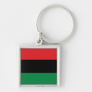 Pan African Flag & Unia Symbol / sport fan Sleutelhanger