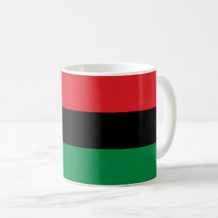 Pan African Flag & UNIA-symbool / sportfan Koffiemok