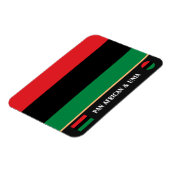 Pan African Flag & UNIA-symbool / sportfan Magneet (Linkerzijde)