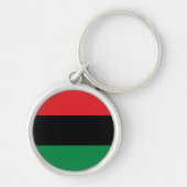 Pan African Flag & UNIA-symbool / sportfan Sleutelhanger (Voorkant)