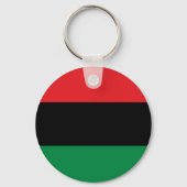 Pan African Flag & UNIA-symbool / sportfan Sleutelhanger (Voorkant)