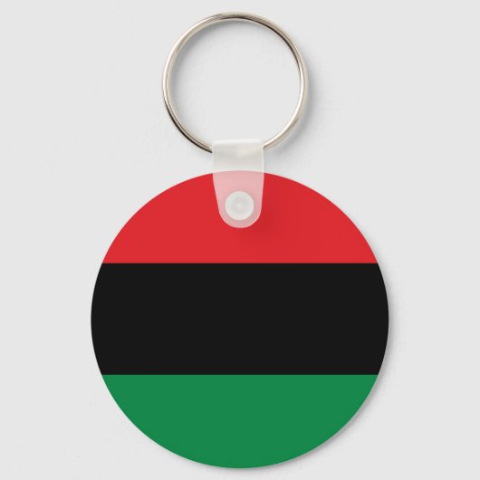 Pan African Flag & UNIA-symbool / sportfan Sleutelhanger (Voorkant)