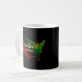 Pan African, Juneteenth Coffee Mok (Voorkant links)